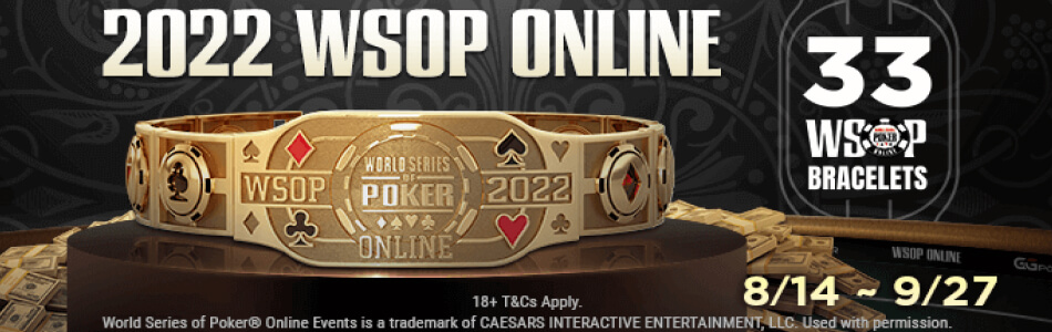 Избранные турниры «2022 WSOP Online» в PokerOK (GGpokerOK, ПокерОК, ГГ)