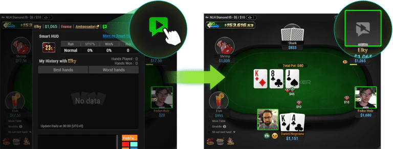 Уникальная функция «SnapCam» в PokerOK (GGpokerOK, ПокерОК, ГГ)